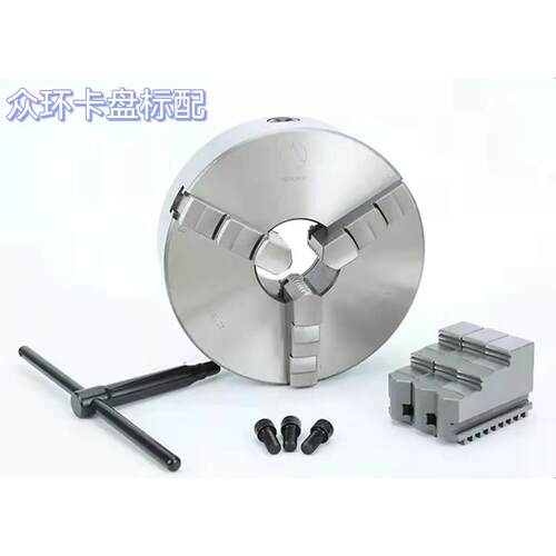 呼和众环三爪自自定心卡盘QW-165K1心1165定卡爪手动三抓夹头机床