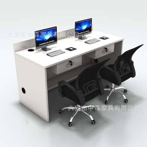 房产中办公吧台屉公介司前台接待台房产桌详询卖家长条电脑桌带抽