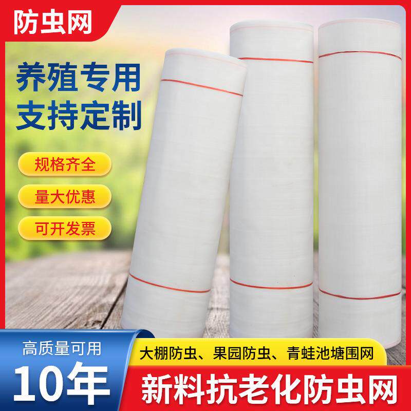 加厚大棚防虫网农用防虫网蔬菜网果树果园防护网防杨树花防灰尘网