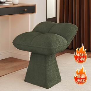 梳妆凳子女生卧室衣帽间化妆凳软包旋转梳妆台不占空间化妆椅子
