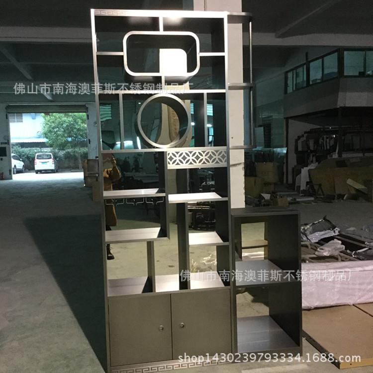 不锈钢电视柜简约现代茶几柜组合 卧室客厅仿古不锈钢地柜装饰柜