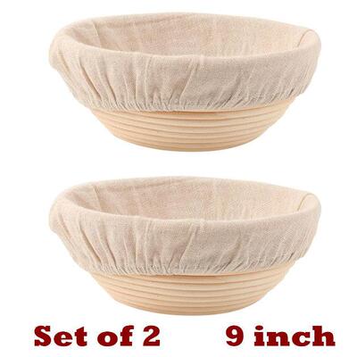 Round Bread Dough Proofing Rising Rattan Baskets Sourdough