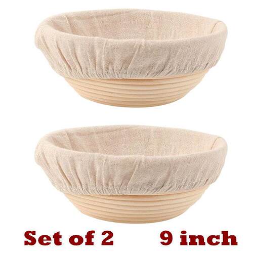 Round Bread Dough Proofing Rising Rattan Baskets Sourdough