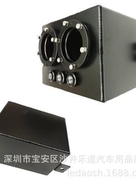 汽车改装燃油箱 3L双孔燃油泵铝合金燃料箱 AN6螺纹副油箱 副油壶