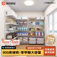 艾詩奈爾800庫置物架儲物間貨物架家用壁掛式上墻多層收納架層架