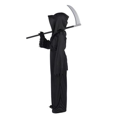 Halloween Horror Red Eyes Death Reaper Scythe Ghost Costume