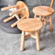 实木凳子儿童家用成人折叠板凳宝宝客厅矮凳圆凳茶几简约木凳