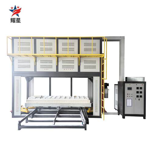 高温钟罩式烧结炉带尾气焚烧净化炉氧化铝升降式烧结电炉