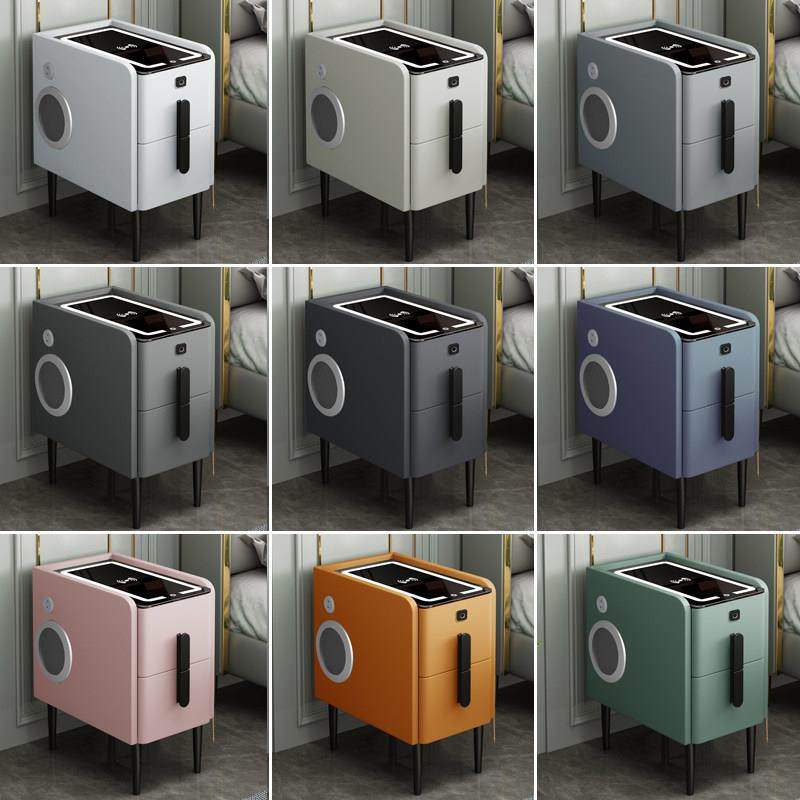 堡讯超窄智能床头柜无线充电指纹锁蓝牙音响夜灯多功能简拉车盖布,生活电器,其他生活家电配件,淘宝优惠券,粉丝福利购,淘宝优惠卷