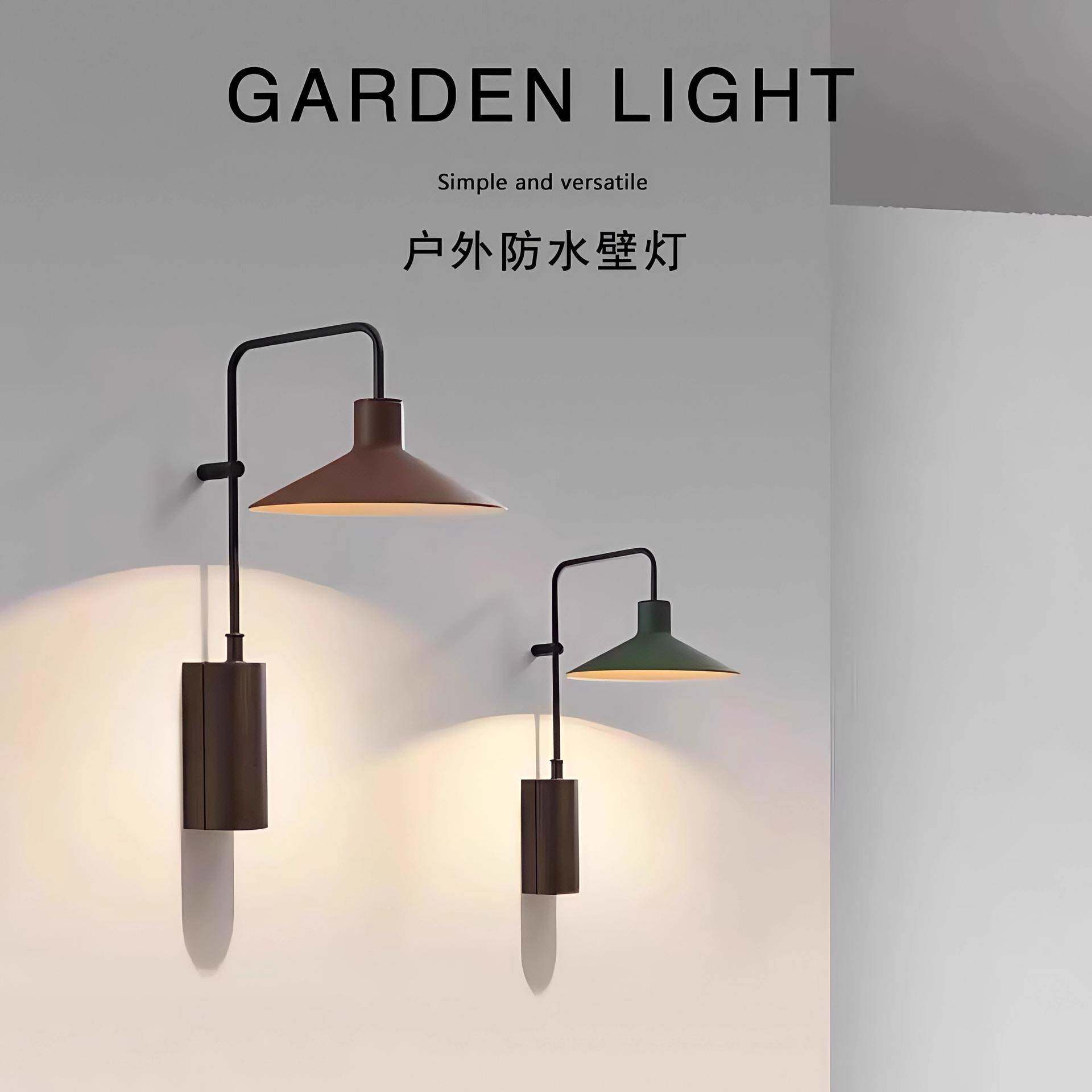 户外壁灯防水外墙灯室外过道灯别墅走廊灯家用门前洗墙灯氛围感灯