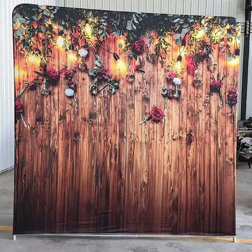 快幕秀广告展示架批发铝合金展架签名墙广告牌双面商场活动背景板