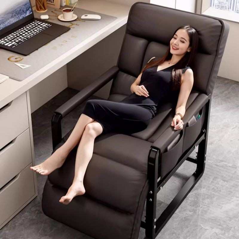 家用电脑椅舒适久坐办公学习椅子大学生宿舍靠背懒人椅可躺沙发椅