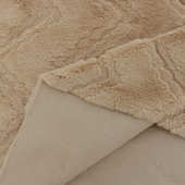 秋冬抱枕沙发套家纺 兔毛提花布 现货大兔毛提花w条毛绒面料 新款