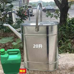 扁铁皮油壶加厚汽油桶长嘴网带桶 桶盖手提桶柴油桶注水加带便携式