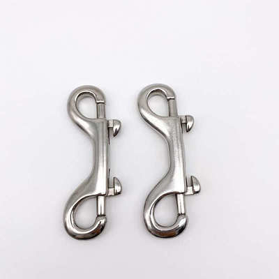 不锈钢304/316双头钩 固定钩 挂钩 潜水钩扣 双头钩扣 弹簧钩