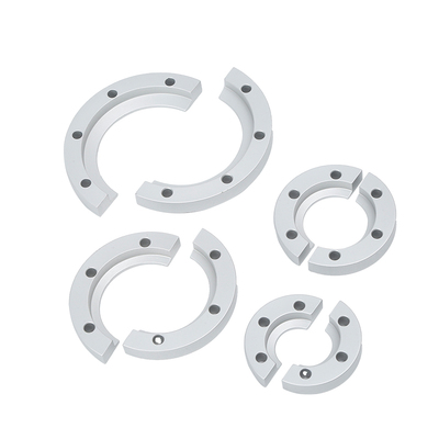 KF真空管夹 KF舱壁隔板铝合金 卡钳法兰 真空腔体连接