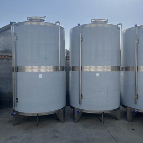 5吨白钢储酒罐 立式304米酒储存罐 酒坊储酒容器 密封性好