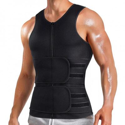 1/2/3 Pack Menswear Body Shaper Waist Trainer Sauna Suit