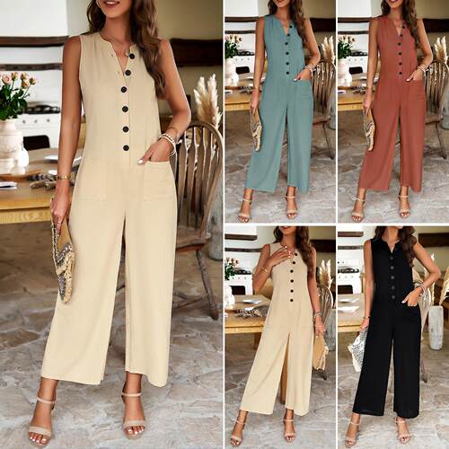 Women's jumpsuit pants女装连体裤子