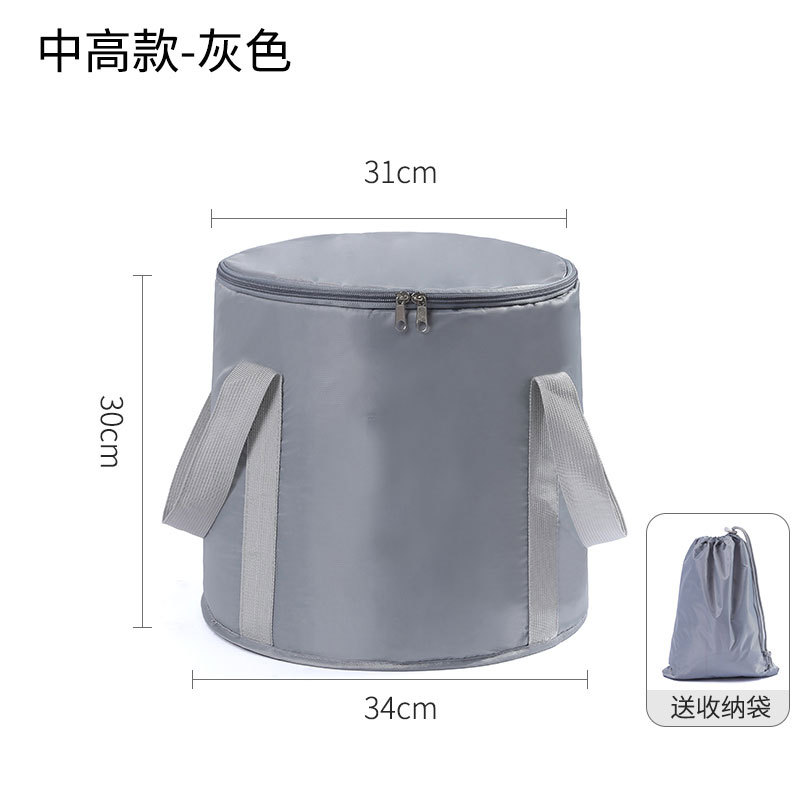 收纳家用泡脚桶折叠过膝盖泡脚桶家用折叠加大便携加热外出洗衣