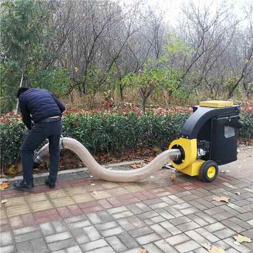 公园小区手推式树叶收集器 落叶吸叶机 草坪树叶清扫器
