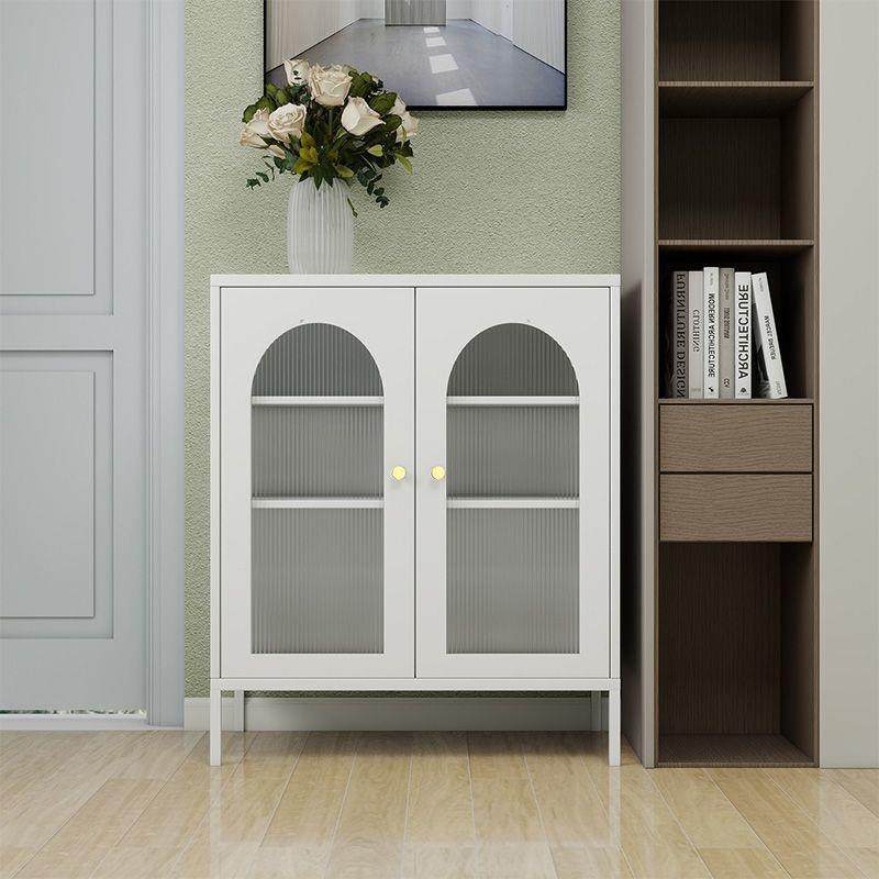 加MZW厚边柜出租屋家收纳柜用酒铁柜客厅靠墙展示餐柜茶水柜皮收