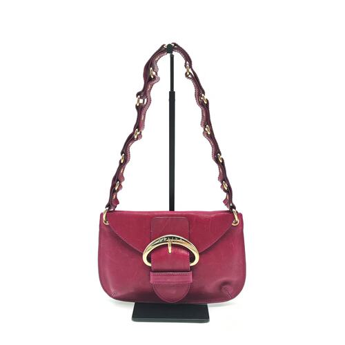 【98新】Celine/瑟琳半月形大金扣腋下包