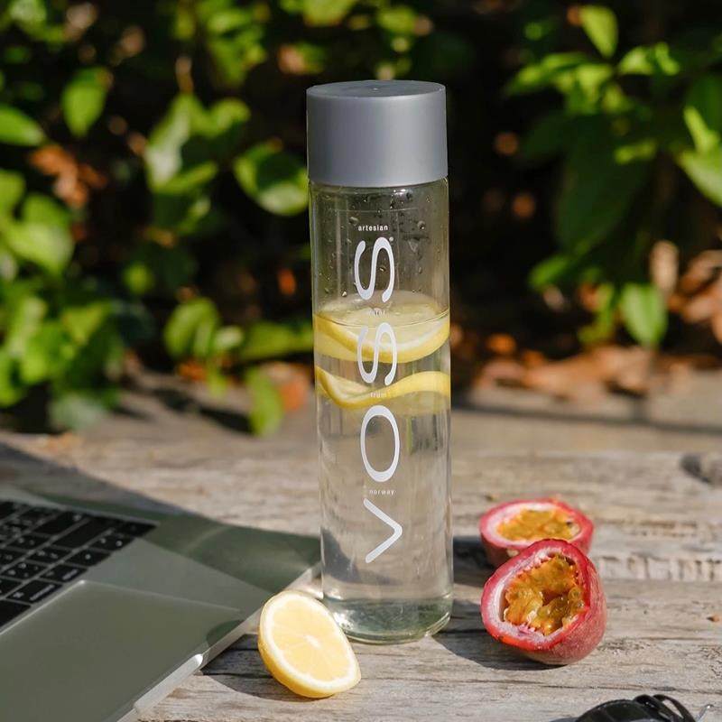 voss矿泉水375ml玻璃瓶挪威进口芙丝矿泉水800ml大瓶精英律师同款