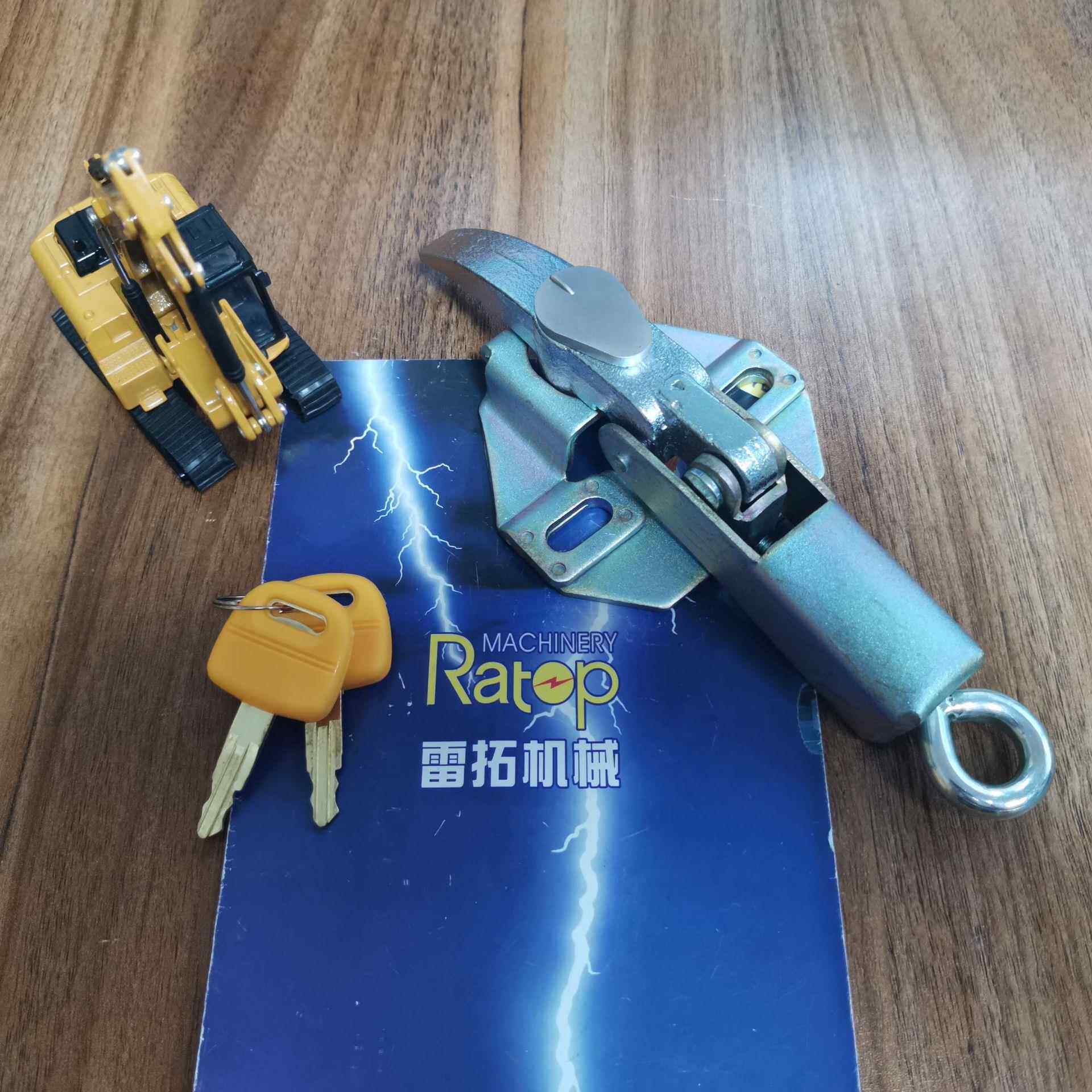 挖机装载机7配件4E320机盖锁加厚型37QUK5-879375-掘850