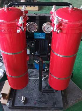 双筒液压油滤油机LYC-32B三级过滤过滤抗燃油高精滤油机