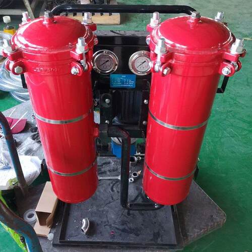 国海滤器双筒液压油滤油机LYC-32B三级过滤过滤抗燃油高精滤油机