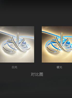 led灯带12v2835贴片240珠灯带高密高亮粘贴展示柜线条灯光带