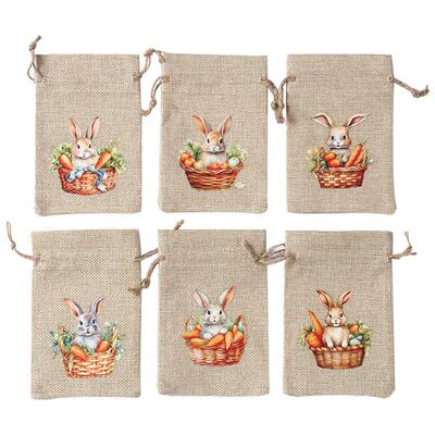 Easter Bunny Gift Candy Bag Happy Easter Decoration For Home