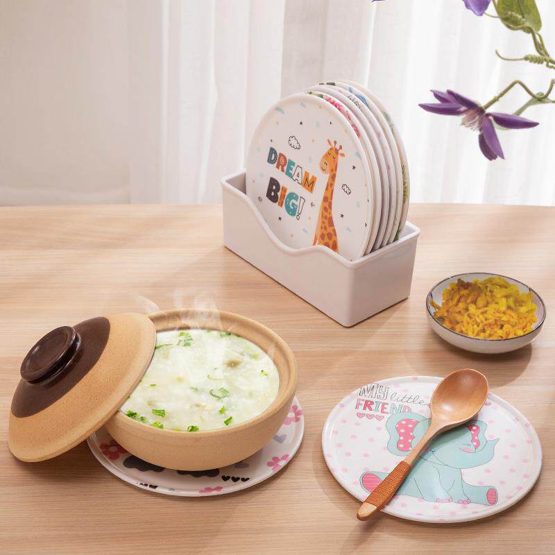 密胺仿瓷隔热垫餐桌垫创意厨房碗垫子杯垫碗垫餐垫锅垫盘垫子耐热