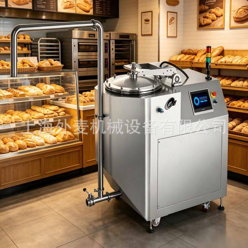 商用蛋糕胚打发机器工业奶油打发机糕点发泡设备自动出料打发