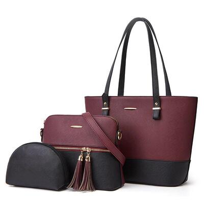 Ladies fashion leather bags women shoulder bag handbag包包女