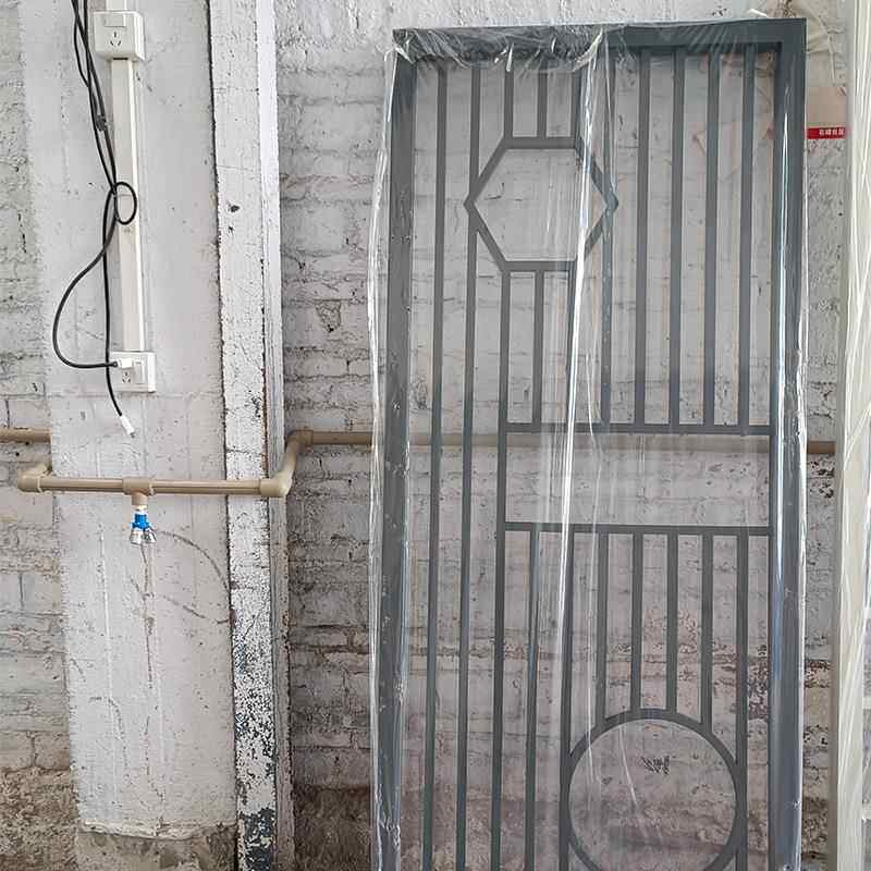 铝屏风隔铝合金新中式餐隔断风厅酒店屏屏房间客厅屏风镂空格栅花