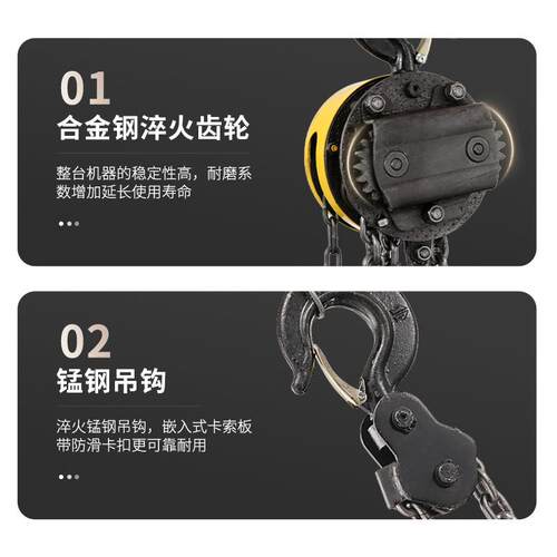 现货HSZ圆型倒链手拉葫芦2tt5t10t环链起重手拉葫芦手动吊葫芦