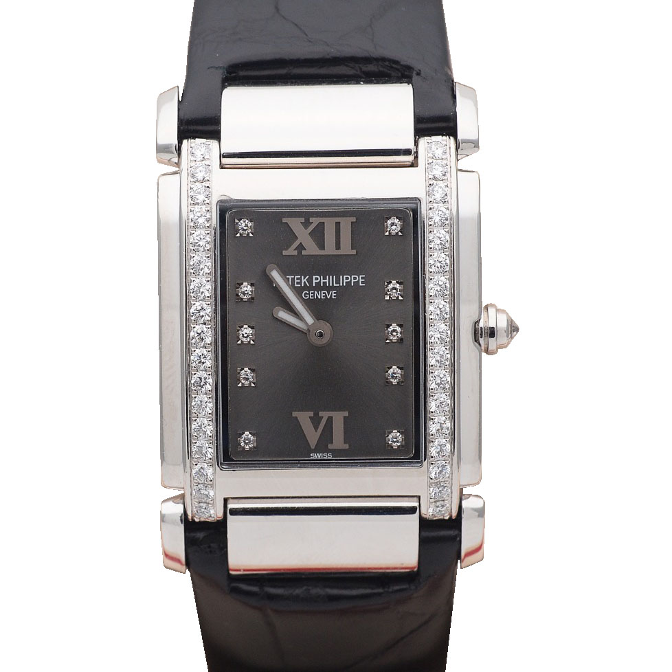 [9.8新]百达翡丽TWENTY-4系列公价169100原镶钻石英女表4920G-001