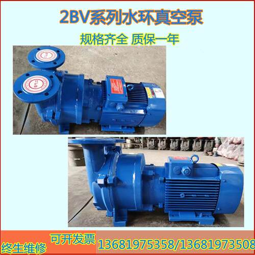 2BV207020715110水环真空泵2.35KW铜叶轮不锈钢304液环泵压缩机