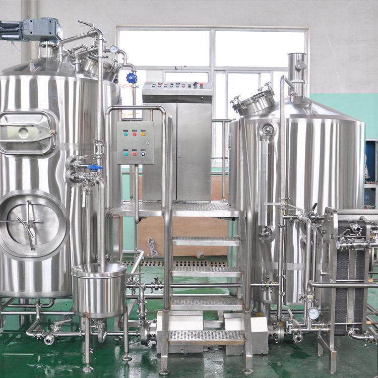 5BBL糖化系统 酒糟固液分离脱水压榨机 酿造啤酒设备源头厂家供应