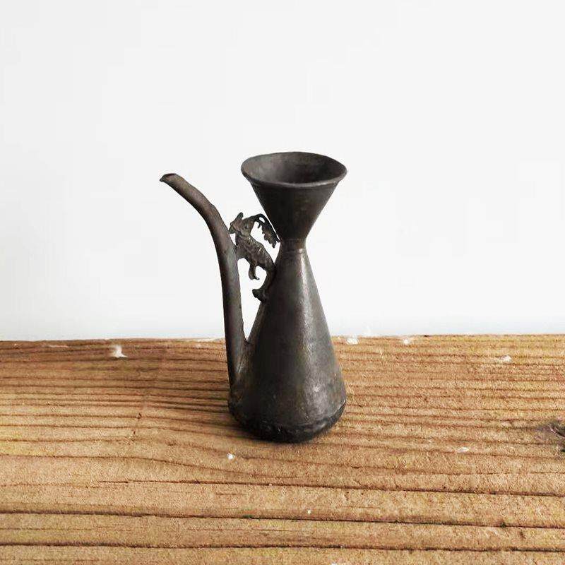 古玩杂项 老物件收藏 怀旧 纯手工 锡壶 茶壶 酒壶 温酒壶 摆件