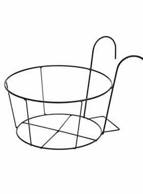 花架子阳台栏杆壁挂花架装饰摆件