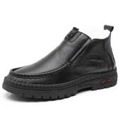 男棉京鞋 高档冬季 老绒北布鞋 纯羊毛爸爸鞋 加加厚保暖人东北老 新款