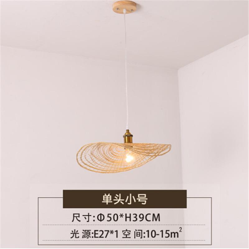 中式编竹吊灯茶室楼竹梯间别墅楼梯组合长吊灯编艺灯YE471具竹工