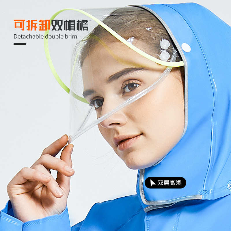 实力工厂 蜂鸟即配 全身防暴雨雨衣雨裤套装外卖骑行透气分体雨衣