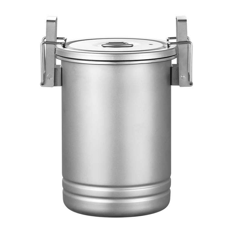 户外露营煮饭锅多功能焖饭蒸煮器便携式野营不锈钢炊具锅具野营用