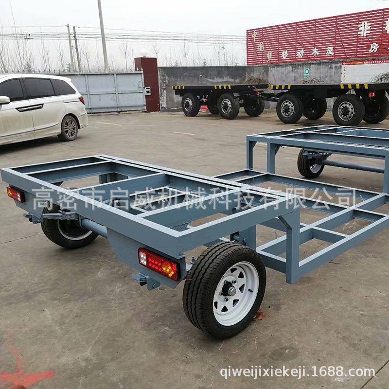 可移动运输工具车厂家双向牵引框架车框架拖车厂家供应