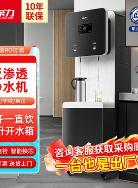 商用立式饮水机大流量直饮机进步式开水器RO反渗透智能商用净水器