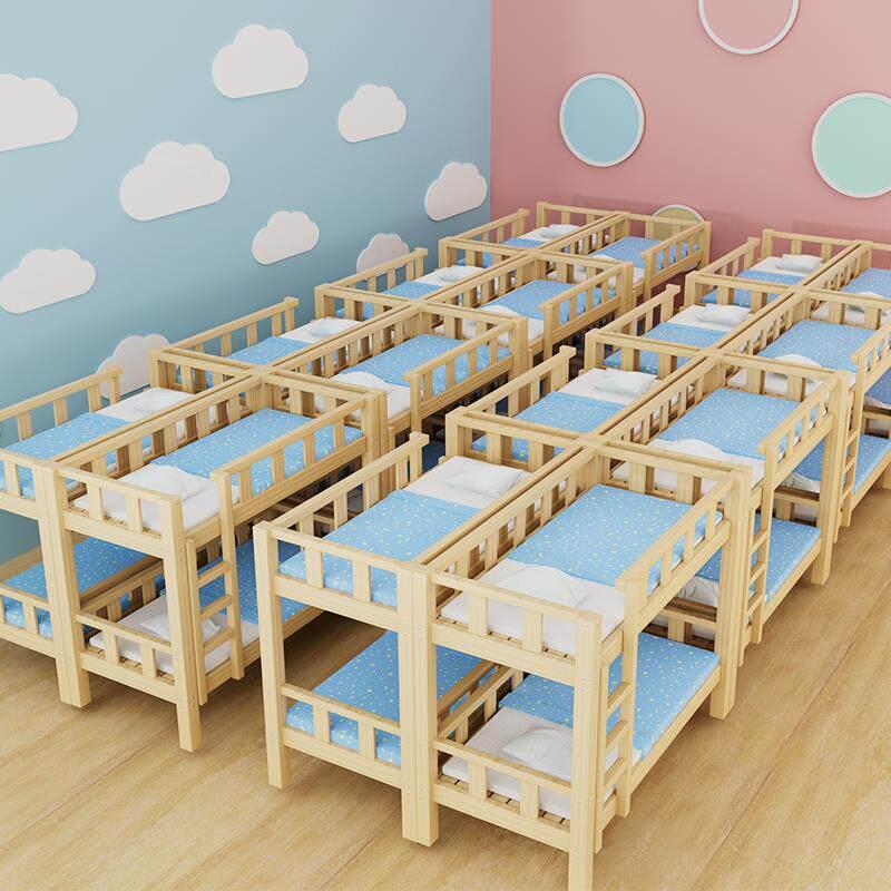托管班上下床幼儿园儿童上下床托管班小学生午睡午休床实木双层床